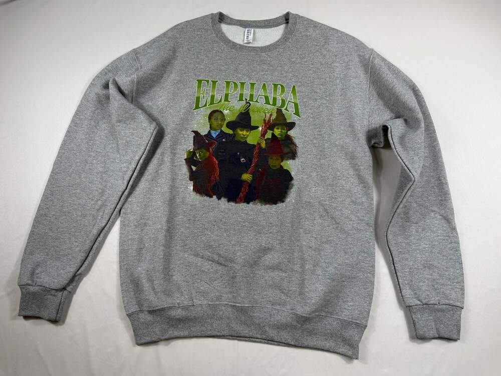 Wicked Elphaba The Wicked Graphic Crewneck Sweatshirt
